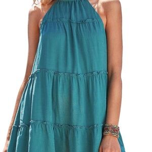 Cupshe dress high neck halter